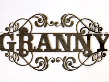 granny 2D Laser Art Ireland